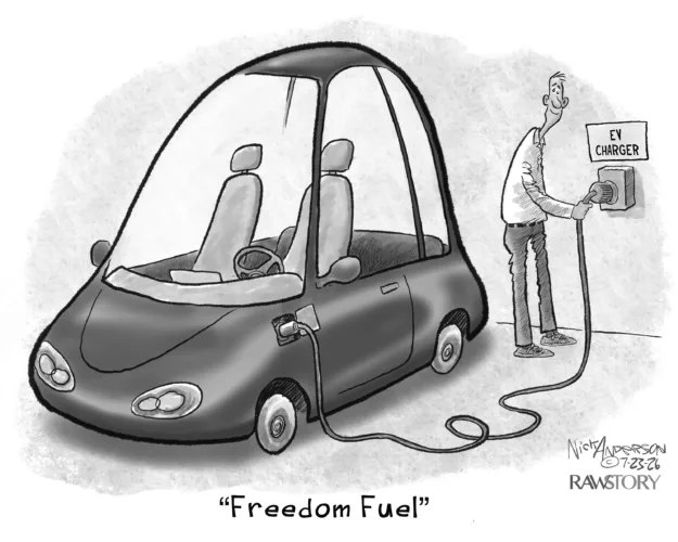Cartoon commentary